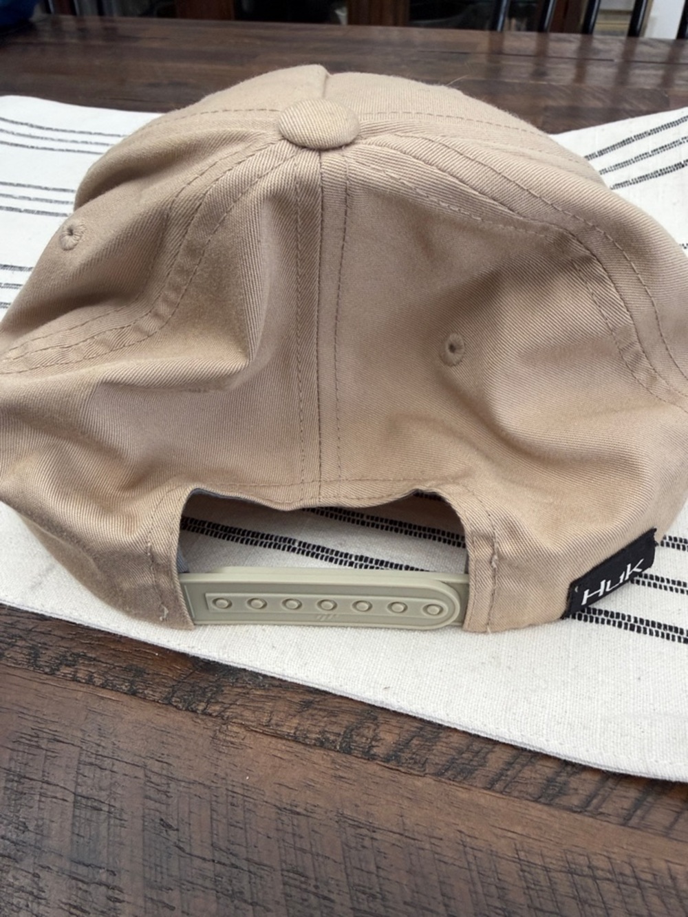 Huk Tan Cap with Olive Fish Logo - Picture 4 of 5